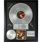 Genesis self-titled RIAA 4x Multi-Platinum Album Award presented to/signed by Genesis #18/75 - Record Award