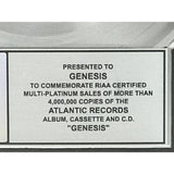 Genesis self-titled RIAA 4x Multi-Platinum Album Award presented to/signed by Genesis #22/75 NEW sealed - Record Award
