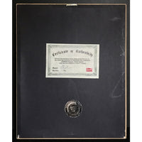 Genesis self-titled RIAA 4x Multi-Platinum Album Award presented to/signed by Genesis #59/75 - Record Award