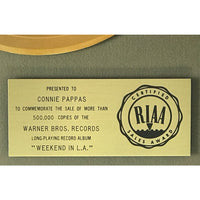 George Benson Weekend In L.A. RIAA Gold LP Award - Record Award