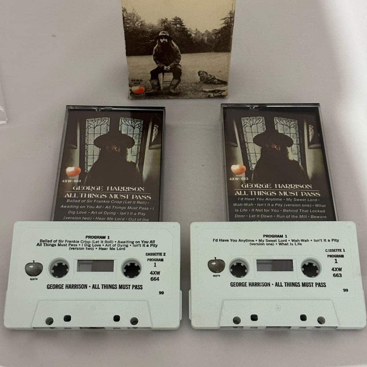 musicgoldmine.com - George Harrison All Things Must Pass 2x Cassette ...