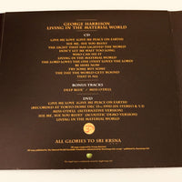 George Harrison Living In The Material World CD & DVD LE 2006 w/ booklet - Media