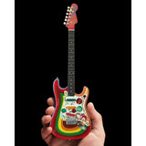 George Harrison Miniature Fender™ Strat™ Rocky Design Mini Guitar Replica - Fab Four - Miniatures