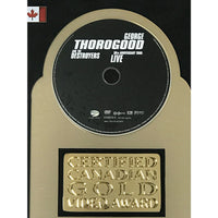 George Thorogood and the Destroyers Live In Europe CRIA Gold Video Award - Record Award