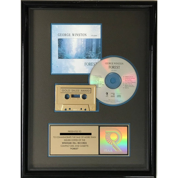 George Winston Forest RIAA Gold Album Award - Record Award