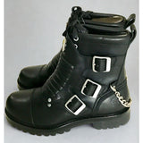 GNR Slash Timberland Custom Black Boots - NEW - Music Memorabilia