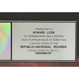 Godsmack debut RIAA 2x Multi-Platinum Album Award - Record Award