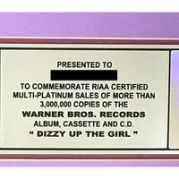 Goo Dolls Dizzy Up The Girl RIAA 3x Multi - Platinum Album Award - Record