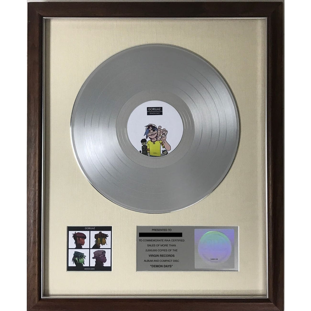 musicgoldmine.com - Gorillaz Demon Days RIAA 2x Multi-Platinum