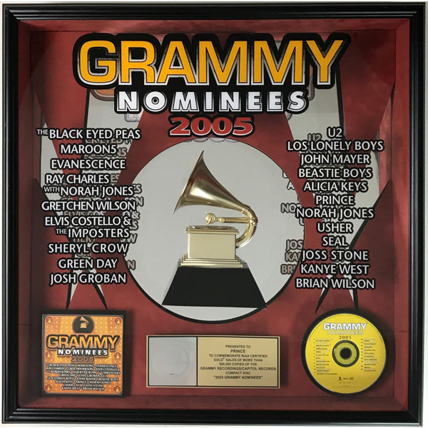 Grammy 2005 Nominees RIAA Gold Album Award presented to Prince - RARE - Record Award