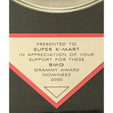 Grammy BMG 2000 Nominees Label Award - Record Award