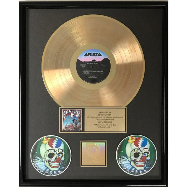 Grateful Dead Without A Net RIAA Gold Album Award - Record Award