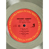 Gregory Abbott Shake You Down Columbia Records Album Award - Record Award