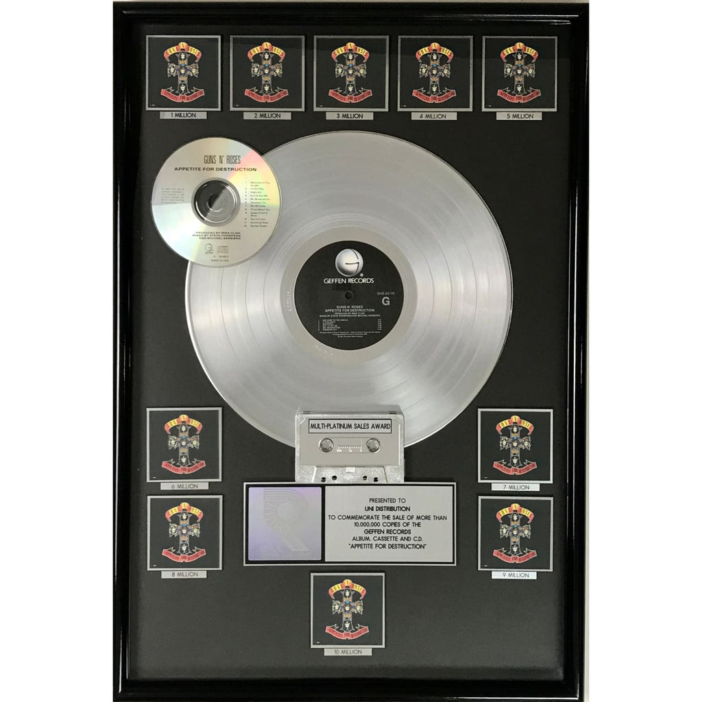 musicgoldmine.com - Guns N' Roses Appetite For Destruction RIAA