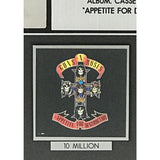 Guns N’ Roses Appetite For Destruction RIAA 10x Multi-Platinum Award - Record Award