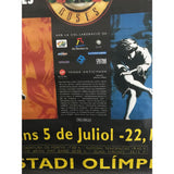 Guns N’ Roses Original 1993 Barcelona Spain Concert Poster - Music Memorabilia