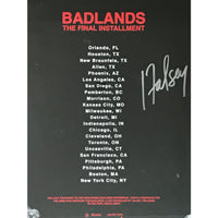 Halsey Signed Badlands Tour Poster - Record Award