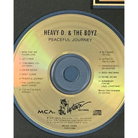 Heavy D & the Boyz Peaceful Journey RIAA Gold Album Award - Record