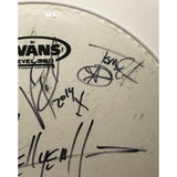 HELLYEAH Vinnie Paul +4 Signed Drumhead - Music Memorabilia