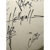 HELLYEAH Vinnie Paul +4 Signed Drumhead - Music Memorabilia
