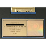 Intro debut RIAA Gold Album Award - Record Award