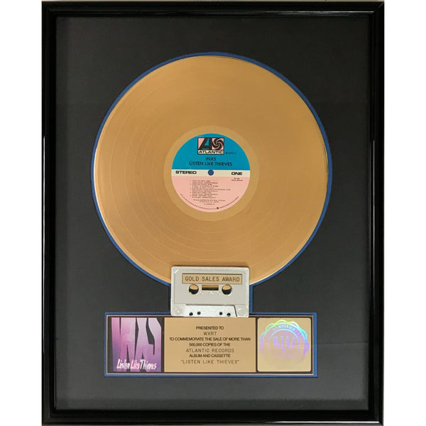 INXS Listen Like Thieves RIAA Gold Album Award Record Award