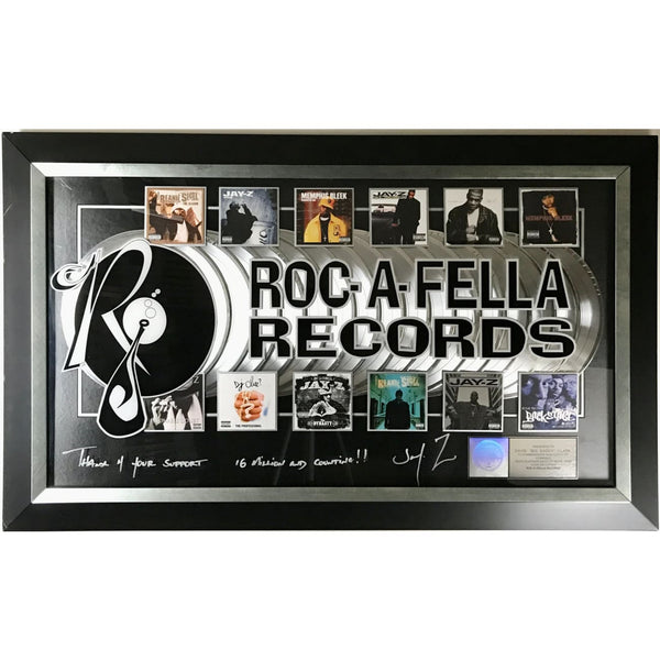 musicgoldmine.com - Jay-Z Roc-A-Fella Records RIAA 16x Multi-Platinum ...