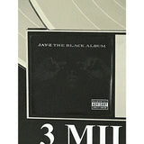 Jay-Z The Black Album RIAA 3x Multi-Platinum Album Award - Record Award