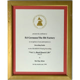Jay-Z Vol. 2... Hard Knock Life RIAA 5x Multi-Platinum Album Award + Grammy Win Certificate - Record Award