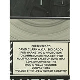 Jay-Z Vol. 3: The Life & Times of S Carter RIAA 3x Multi-Platinum Album Award - Record Award
