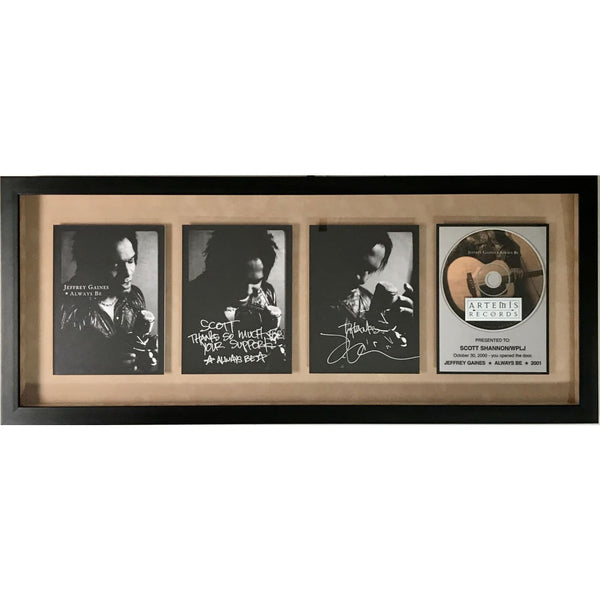 Jeffrey Gaines Always Be Artemis Records award signed by Gaines - Record Award