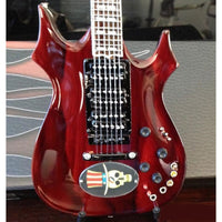 Jerry Garcia Top Hat Dead Head Tribute Mini Guitar Replica - Miniatures