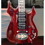Jerry Garcia Top Hat Dead Head Tribute Mini Guitar Replica - Miniatures