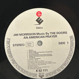 Jim Morrison Music by The Doors An American Prayer 1979 Import Vinyl ELK52111 - Media