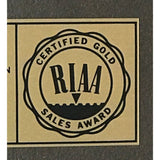 Jimi Hendrix Crash Landing RIAA Gold Album Award - Record Award