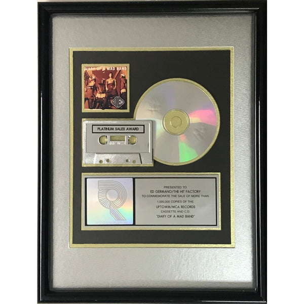 Jodeci Diary Of A Mad Band RIAA Platinum Album Award - Record Award