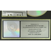 Jodeci Diary Of A Mad Band RIAA Platinum Album Award - Record Award