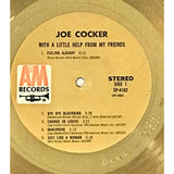 Joe Cocker With A Little Help From My Friends RIAA Gold Album Award - RARE - Record Award