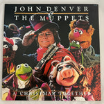 John Denver & The Muppets A Christmas Together 1979 Promo Vinyl AFL1-3451 Gatefold No Poster - Media