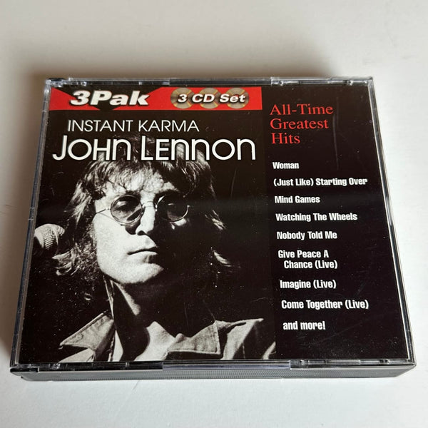 John Lennon Instant Karma All-Time Greatest Hits 3-CD 2001 #17068 - Media