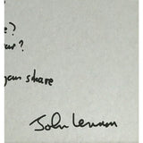 John Lennon ’Instant Karma’ Limited Edition Lyrics Lithograph #960/1000 - Poster