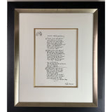John Lennon ’Instant Karma’ Limited Edition Lyrics Lithograph #960/1000 - Poster