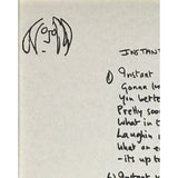John Lennon ’Instant Karma’ Limited Edition Lyrics Lithograph #960/1000 - Poster