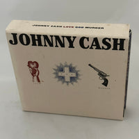 Johnny Cash Love God Murder 3-CD Box Set w Tattoos Promo C3K63809 - Media
