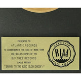 Johnny Rivers ’Swayin’ to the Music (Slow Dancin’)’ RIAA Gold Single Award - Record Award