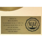 Joni Mitchell For The Roses RIAA Gold Album Award - RARE - Record Award