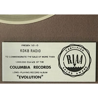 Journey Evolution RIAA Platinum Album Award - Record Award