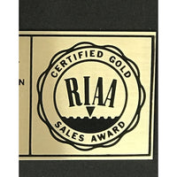 Julian Lennon Valotte RIAA Gold Album Award - Record Award