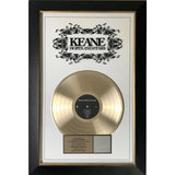 Keane Hopes And Fears RIAA Gold Album Award - Record Award