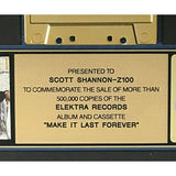 Keith Sweat Make It Last Forever RIAA Gold Album Award - Record Award